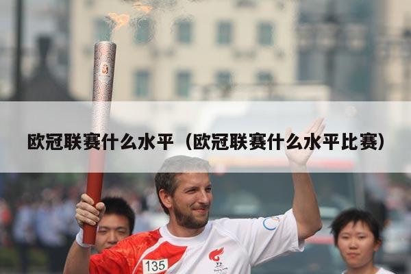 欧冠联赛什么水平（欧冠联赛什么水平比赛）