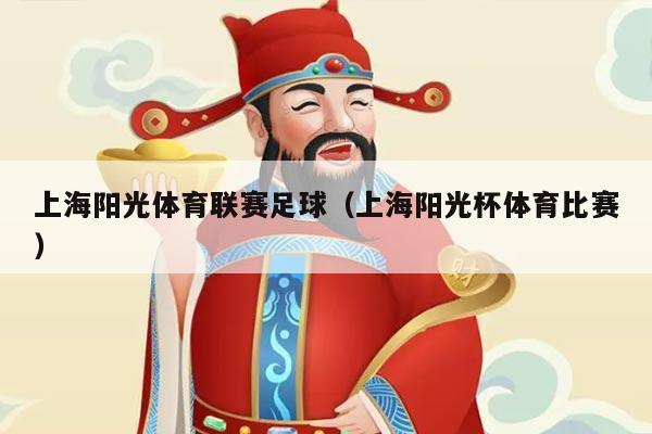 上海阳光体育联赛足球(上海阳光杯体育比赛)