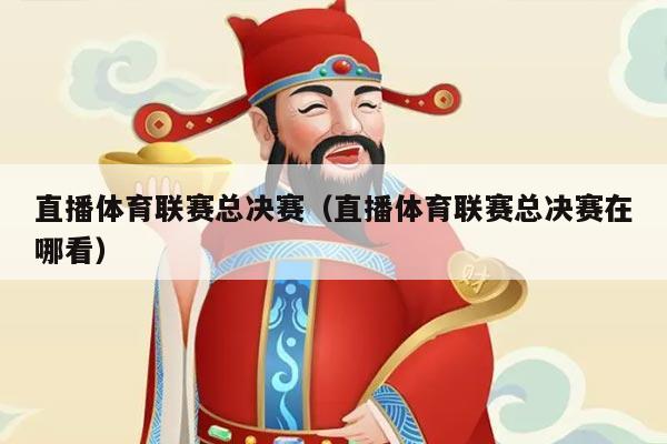 直播体育联赛总决赛（直播体育联赛总决赛在哪看）
