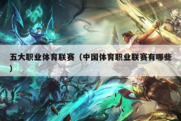 五大职业体育联赛（中国体育职业联赛有哪些）