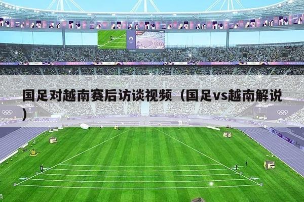 国足对越南赛后访谈视频（国足vs越南解说）